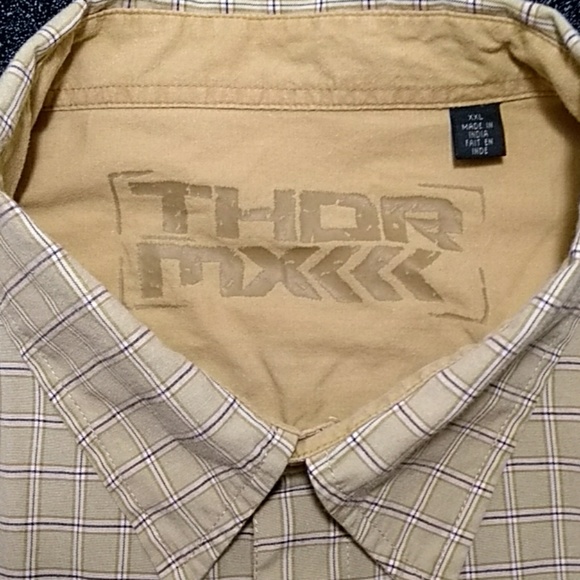 Thor MX short sleeve button up shirt excellent - Picture 5 of 8